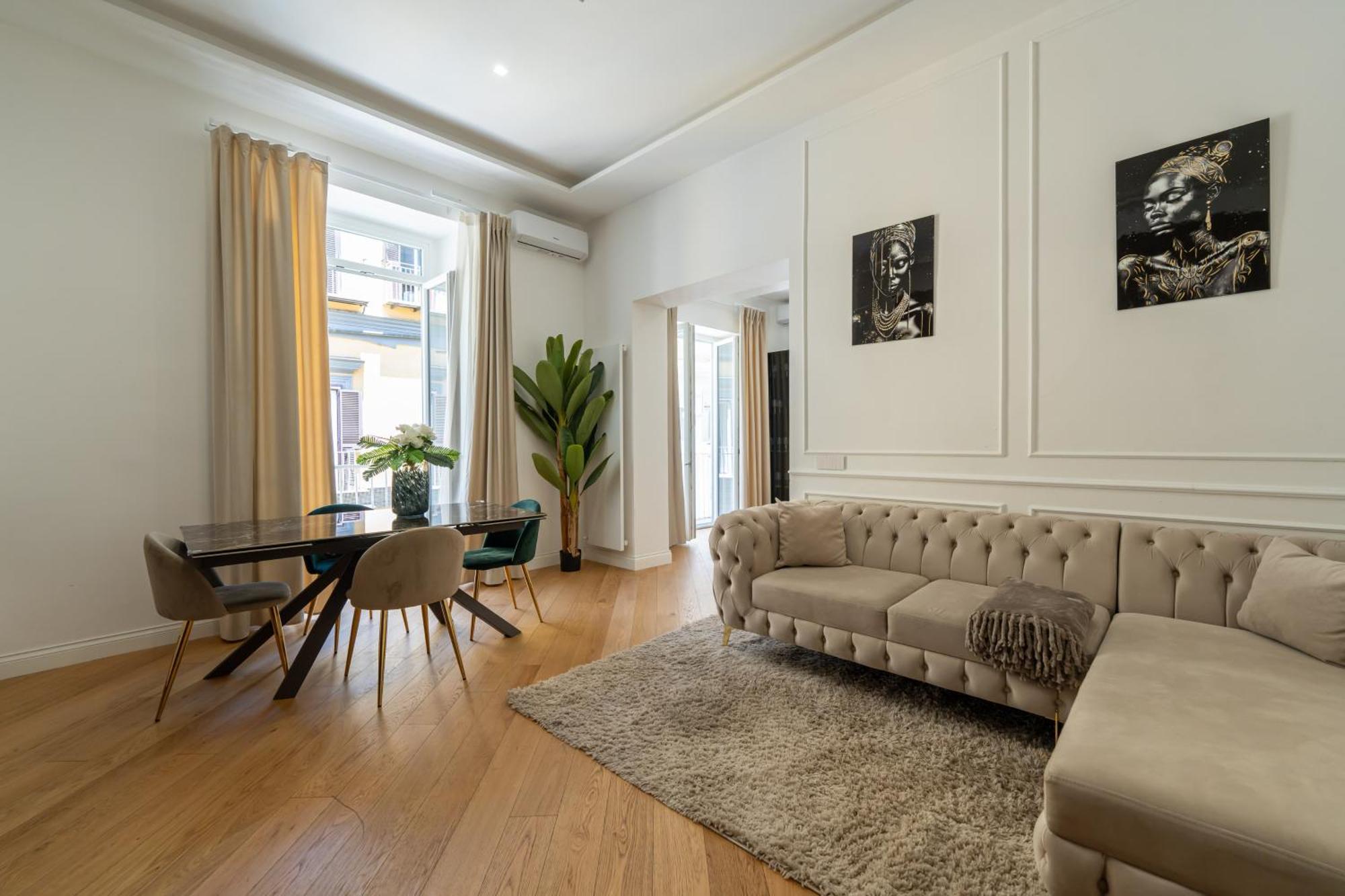 Aristocrat Chiaia Bridge Apartman Nápoly Kültér fotó